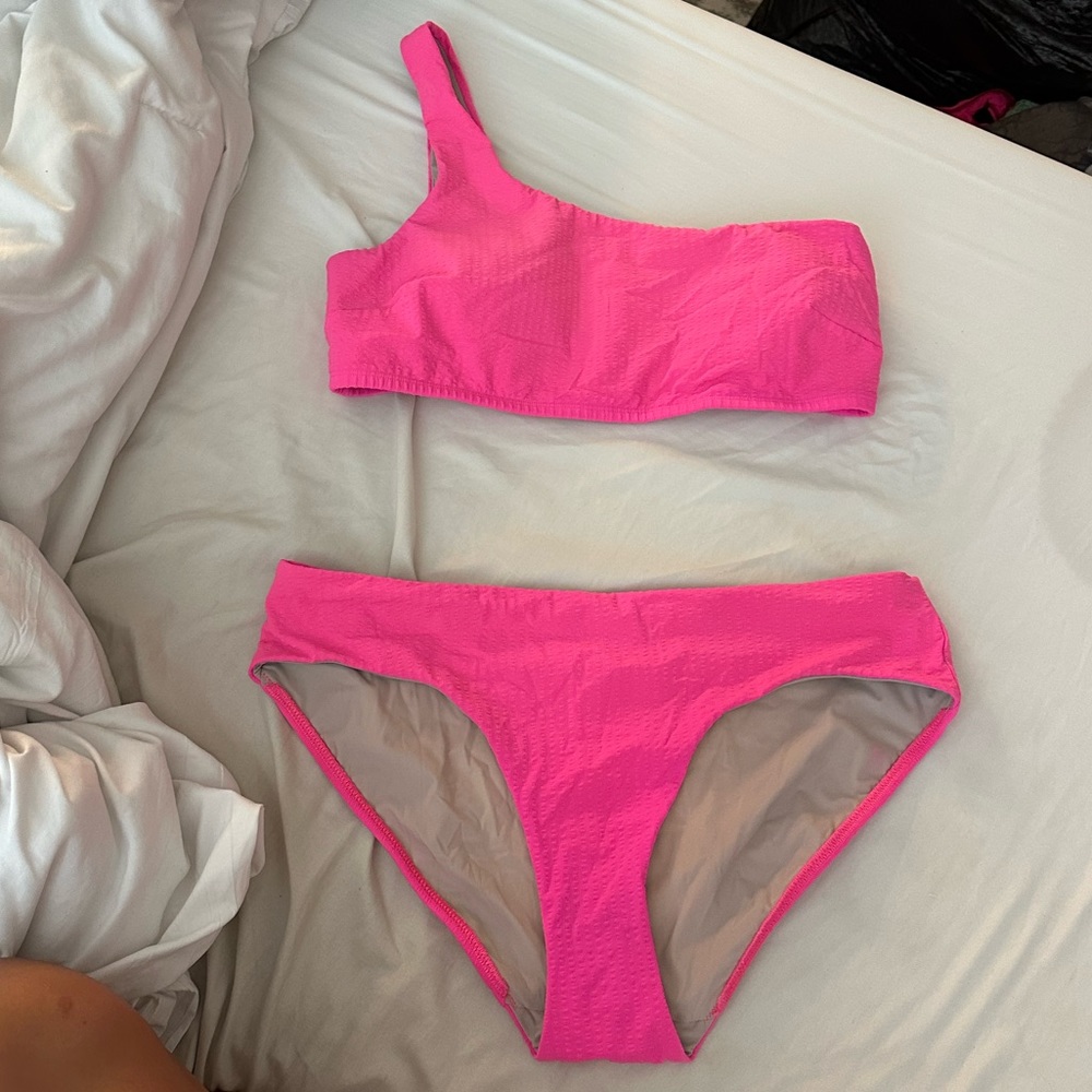 lululemon one shoulder bikini top and bottom